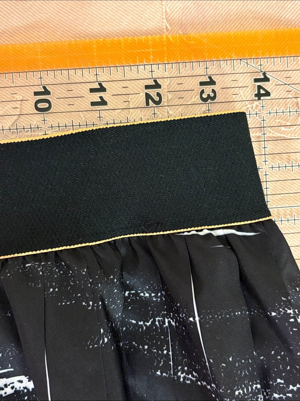Adidas - Black and White Graphic Pleated Mini Skirt - Picture 8 of 8